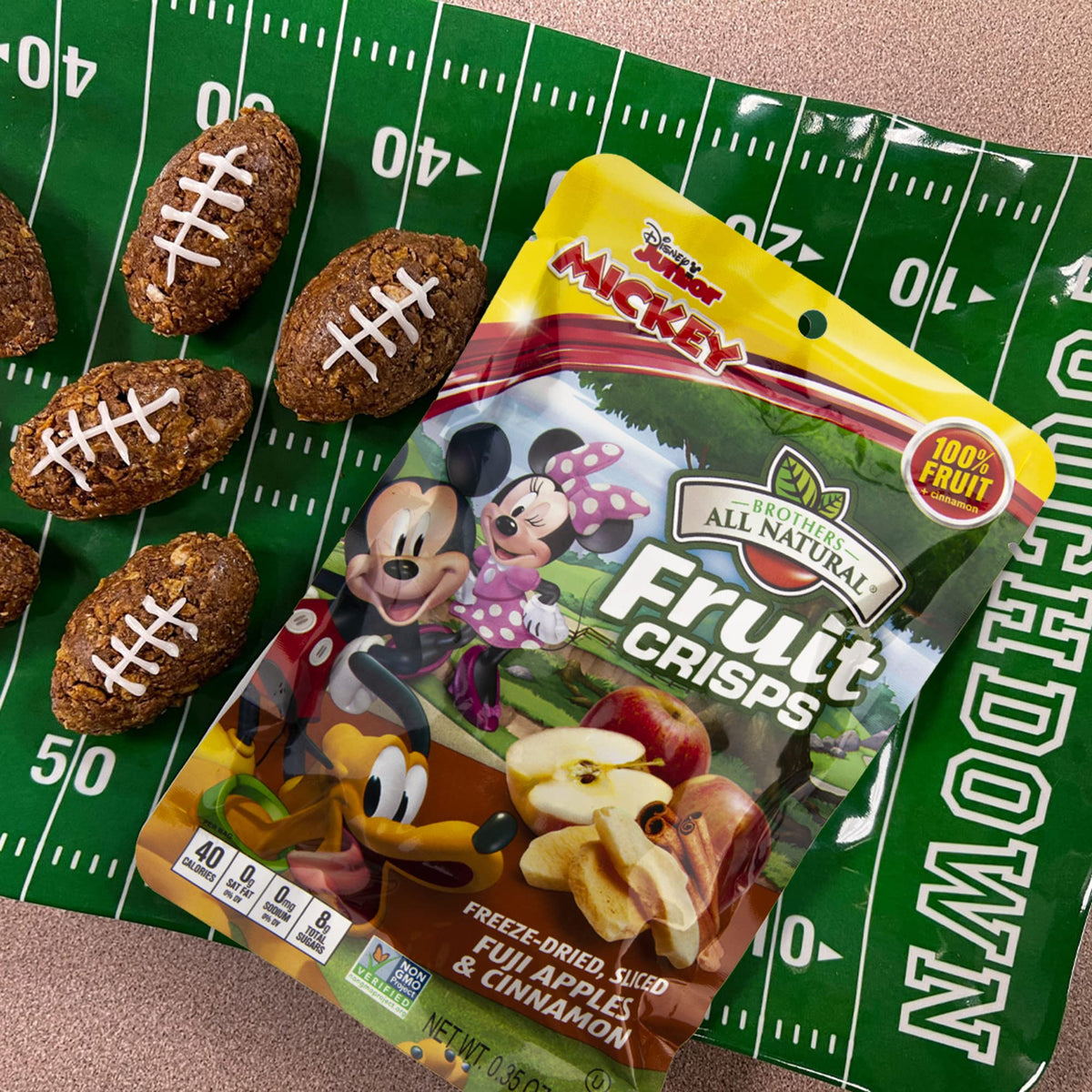Brothers All Natural Disney Fruit Crisps kids characters on pack boost appeal