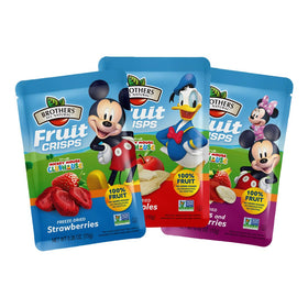 Brothers All Natural Disney Fruit Crisps Strawberry bag, gluten-free and vegan.