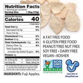 Disney Fuji Apple crisps pack 12, convenient healthy snack for lunches and travel.