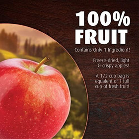 Brothers All Natural fruit crisps close-up of vibrant freeze-dried slices.