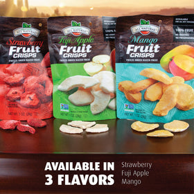 Brothers All Natural mango crisps ready-to-eat in pouch.