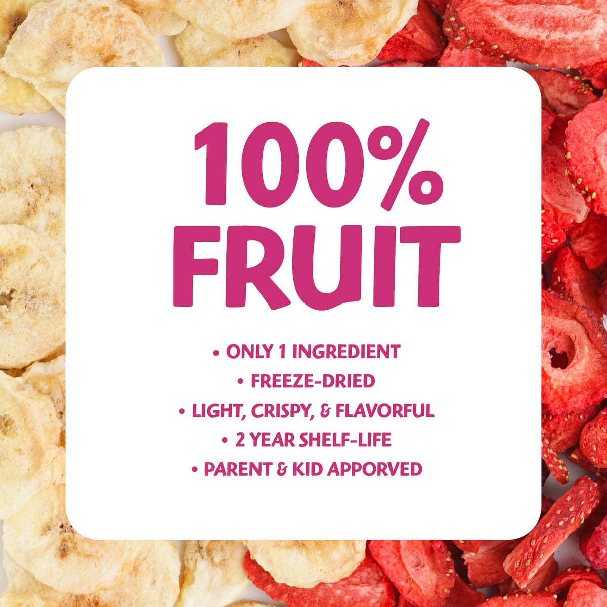 Brothers All Natural on-the-go snack bag: portable, allergen-friendly fruit crisps.
