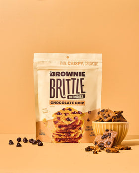 Brownie Brittle Chocolate Chip Blondie picnic snack pack ready to share.