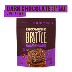 Close-up of Brownie Brittle crispy edges delivering a satisfying crunch.