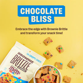 Crumbled pieces topping ice cream for a quick indulgent dessert