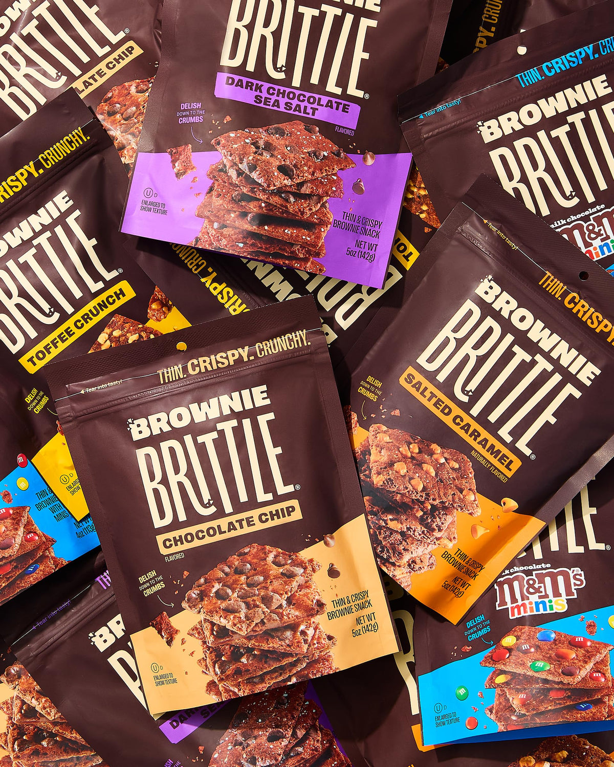 Brownie Brittle Office Snack Bag makes midday treats easy at work.
