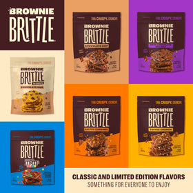 Brownie Brittle office snack option for busy workdays