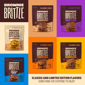 Gift-worthy display showing Brownie Brittle as a thoughtful snack gift