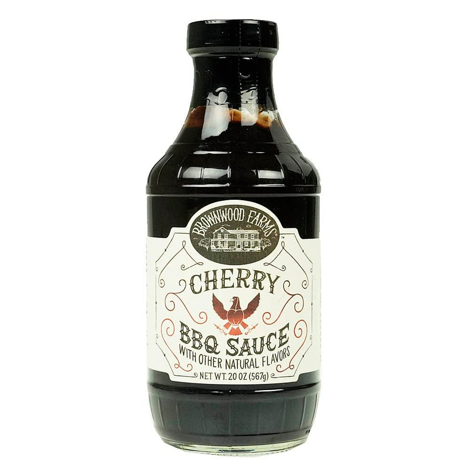 Brownwood Farms BBQ Sauce bottle ready for backyard grilling.