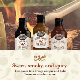 Brownwood Farms BBQ Sauce ingredients closeup emphasizes real ingredients.