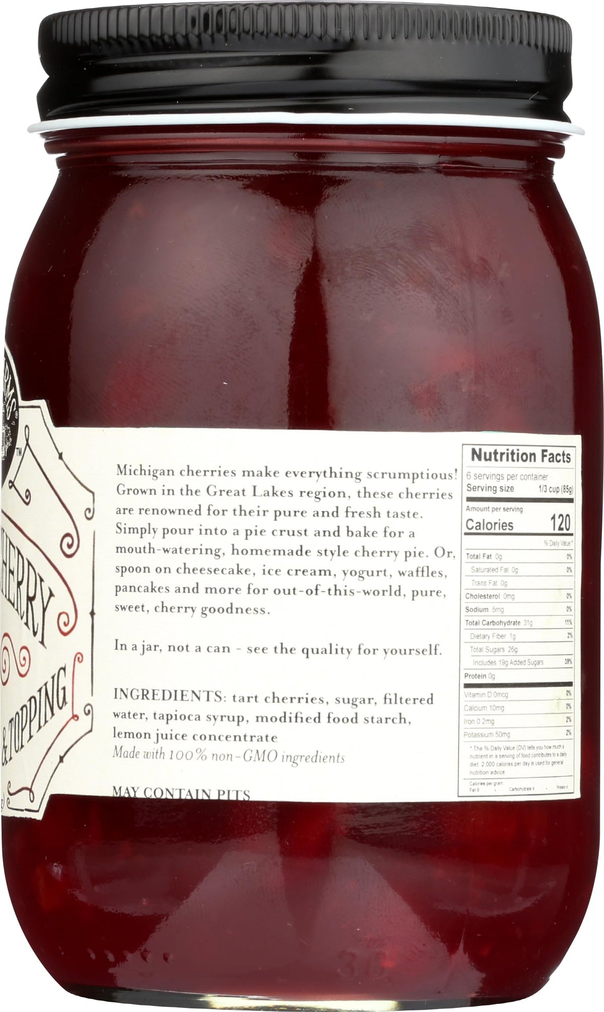 Brownwood Farms brand label on jar signals USA-made quality.