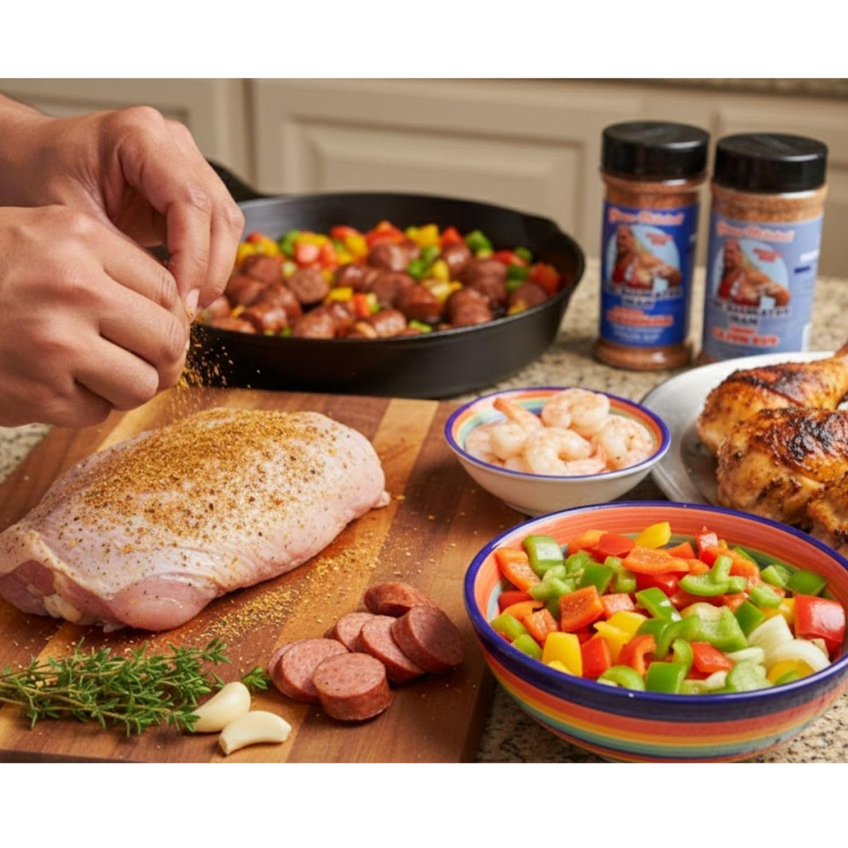 Bruce Mitchell Alligator Man roasted turkey with golden crust