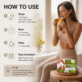 Bruizex Arnica Tea rose petals add gentle soothing touch