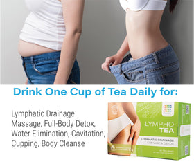 Bruizex Lymphatic Tea steeping cup with warm aroma for relaxation