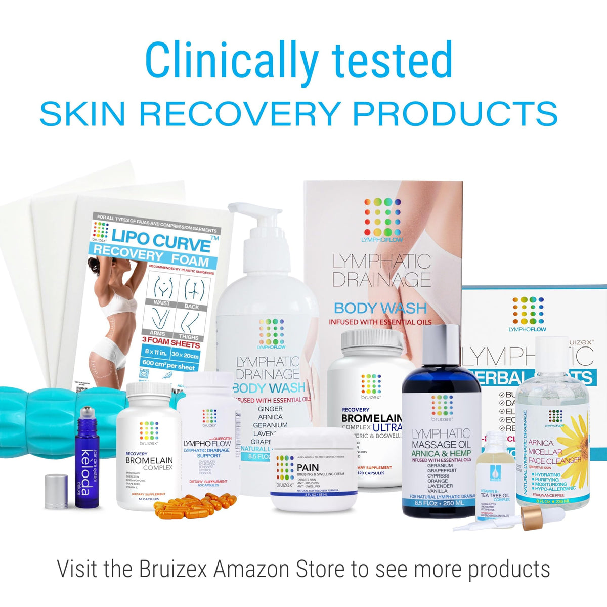 Bruizex Lymphatic Tea post-surgery routine guidance on packaging