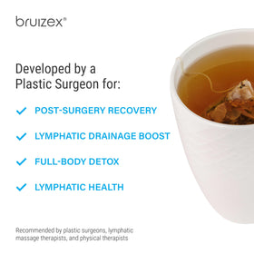 Bruizex Lymphatic Tea rose petals and elderflower with soothing floral aroma