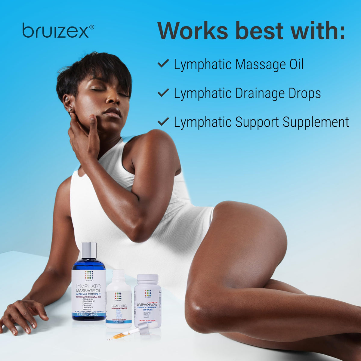 Bruizex Lymphatic Tea tulsi flower aroma for calm focus