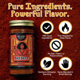Brundo Market Berbere spice powder in a kitchen bowl