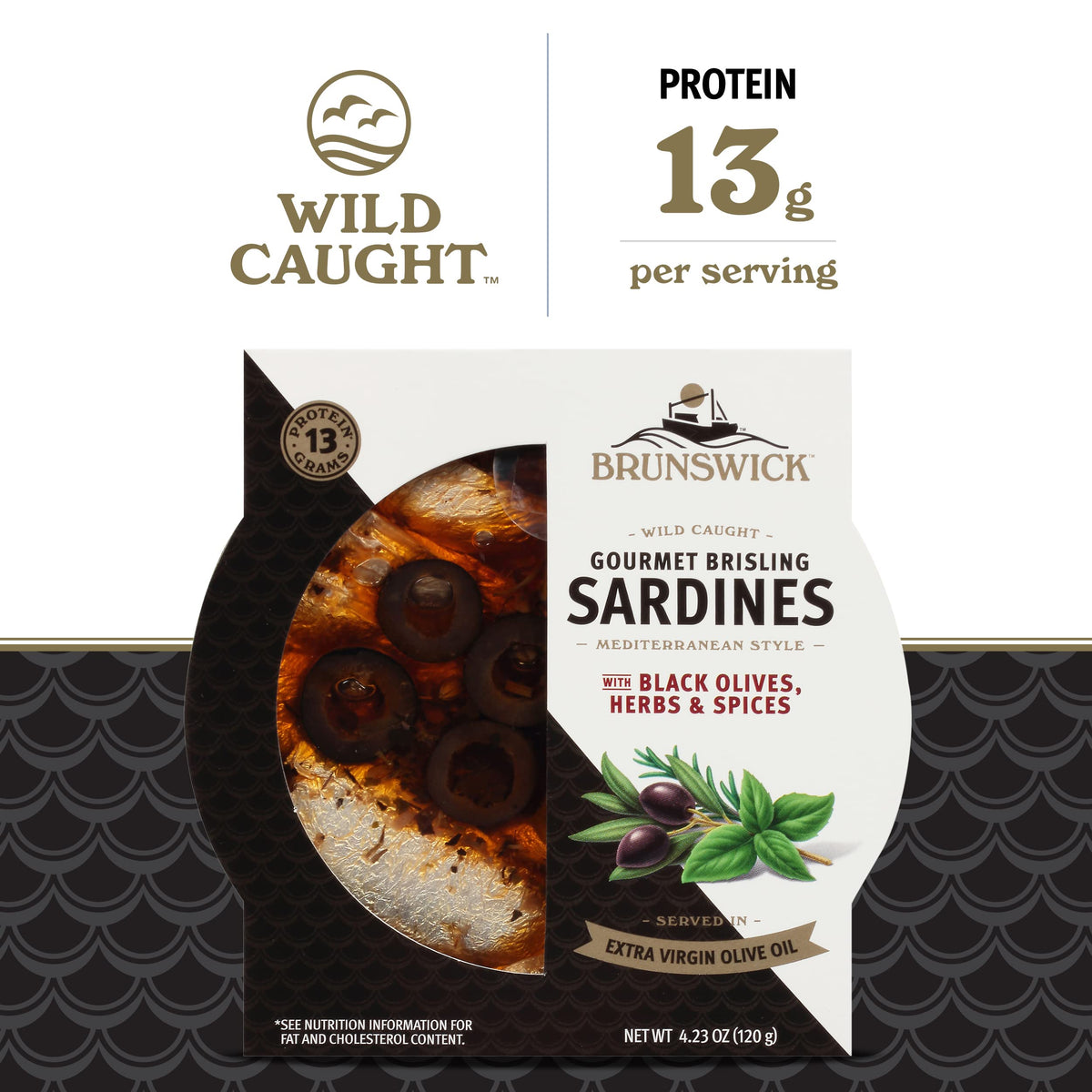 Brunswick brisling sardines lightly smoked for a refined bite