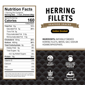 Brunswick Golden Smoked Herring pantry-snack option.