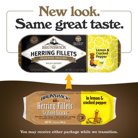 Brunswick herring kitchen setup, ready-to-use versatile seafood ingredient.
