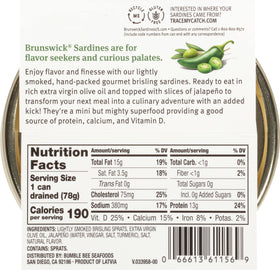 Protein-rich Brunswick sardines support easy, protein-focused snacks