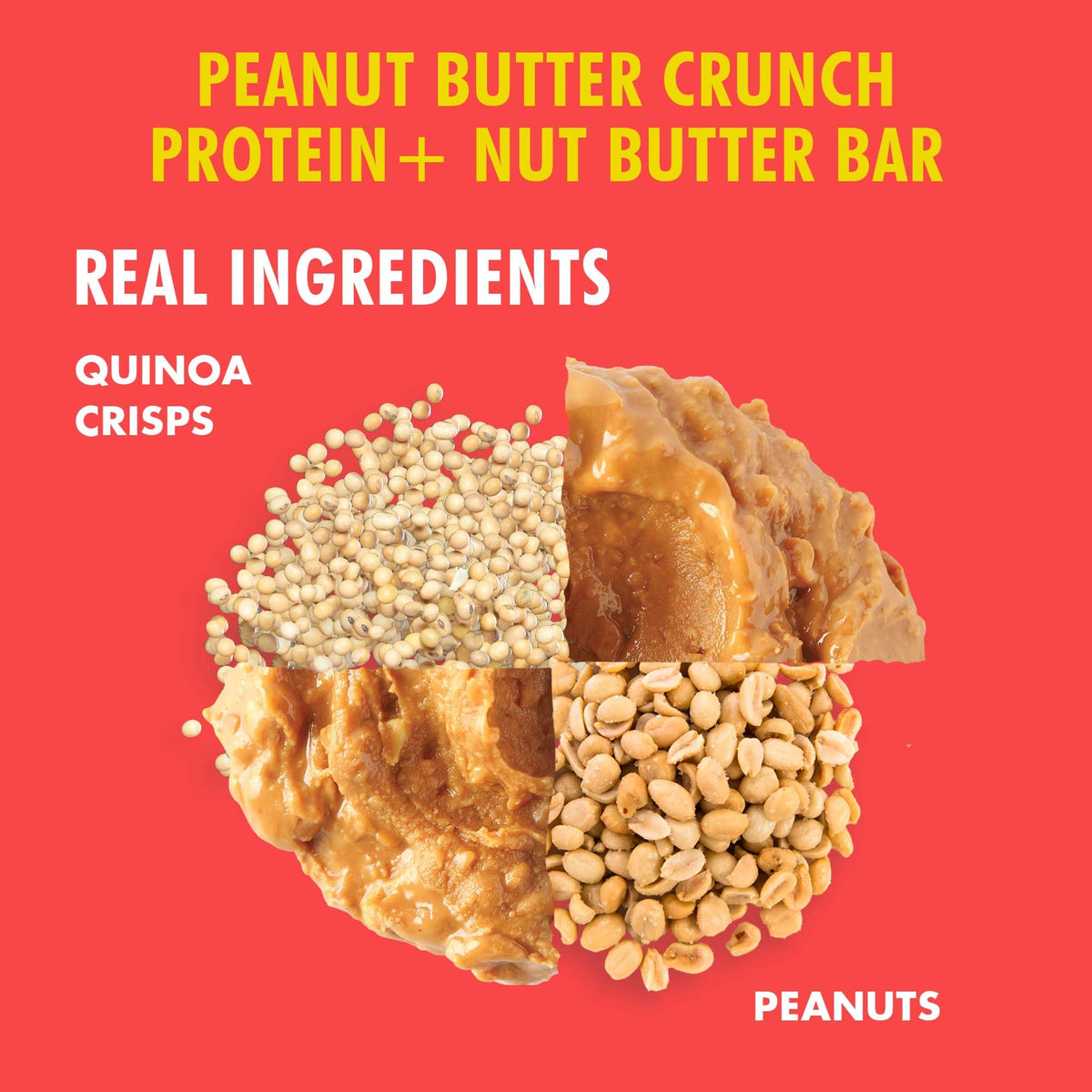 Nutrition facts for B.T.R Nation Peanut Butter Crunch Bar show low sugar and net carbs.