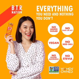 B.T.R Nation Peanut Butter Crunch Bar ideal for post-workout on-the-go snacking.