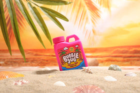 Bubble Jug reusable container on-the-go, ideal for parties and travel.
