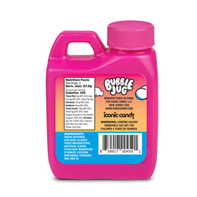 Bubble Jug shake-and-chew action shows powder turning into gum for a playful experience.