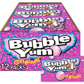 Bubble Yum Original Bubble Gum bulk box for parties and sharing.