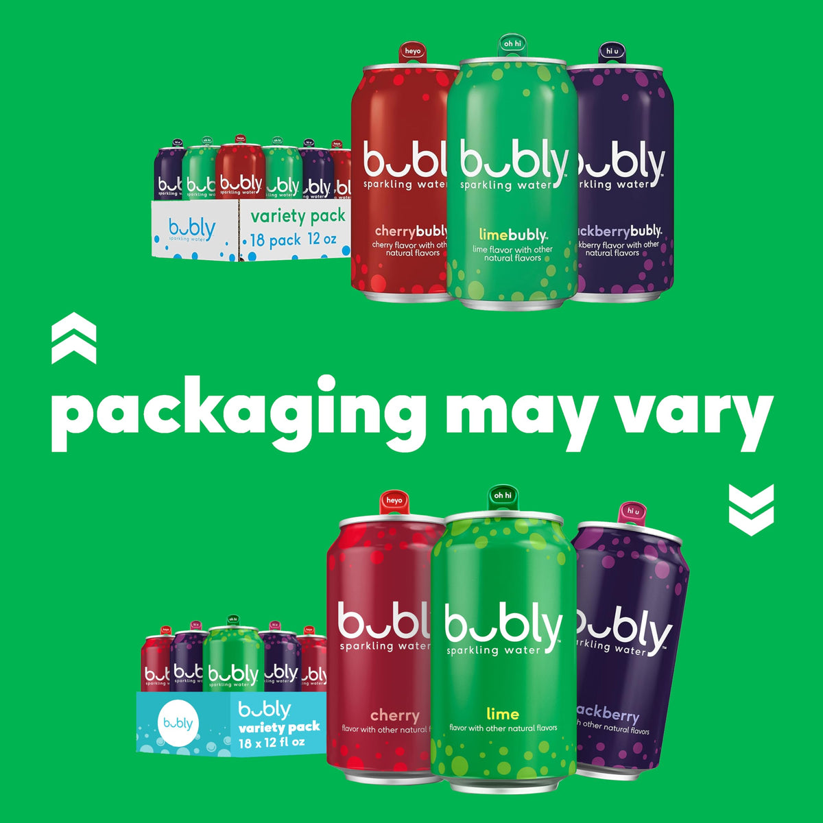 Bubly lime flavor visual showcasing zesty, refreshing notes