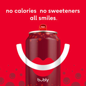 Bubly 18-pack display ready for sharing