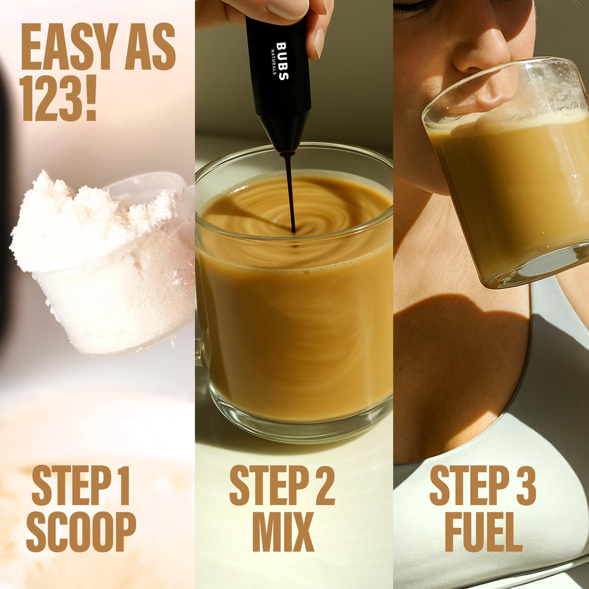 Halo Cream MCT Powder in a shaker bottle for on-the-go mixes.