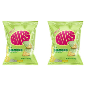 BUBS Sour Tutti Frutti Diamond Foam close-up shows tangy flavor and soft, chewy texture.