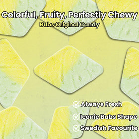 Vegan gelatin-free formula makes Bubs Tutti Frutti Diamonds suitable for plant-based diets.