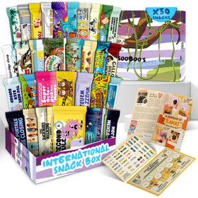 Bubsooboos Wild Snacks International Box unboxing reveals diverse treats for adventurous tasting