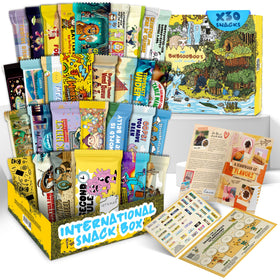 Bubsooboo's Wild Snacks international box unwrap — discover a global assortment.