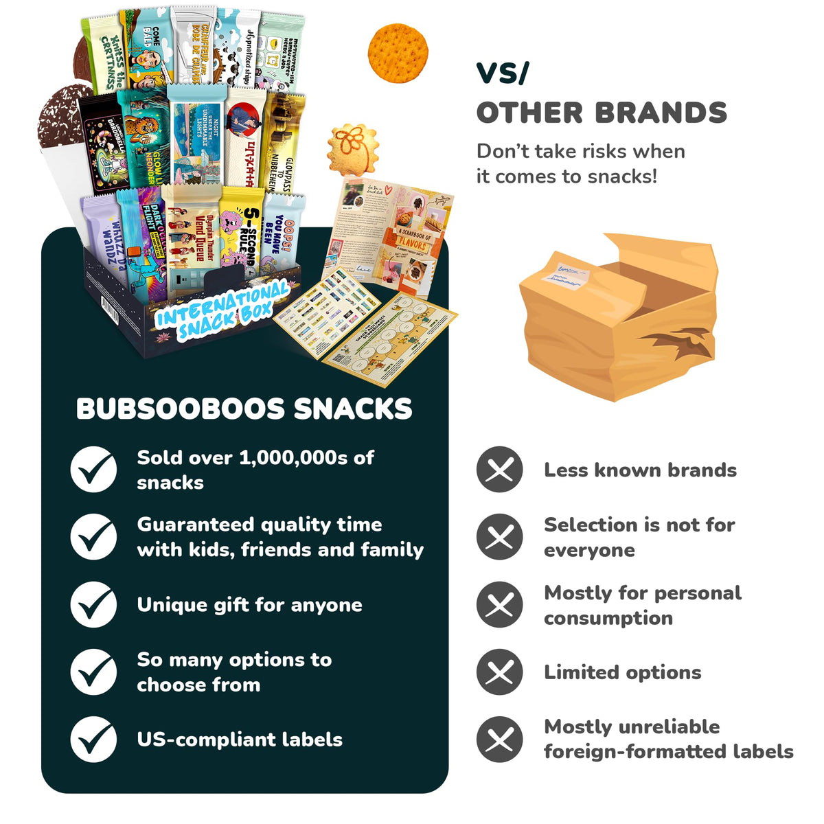 Bubsooboos Wild Snacks Midi Gift-Ready pack perfect for thoughtful gifting moments.