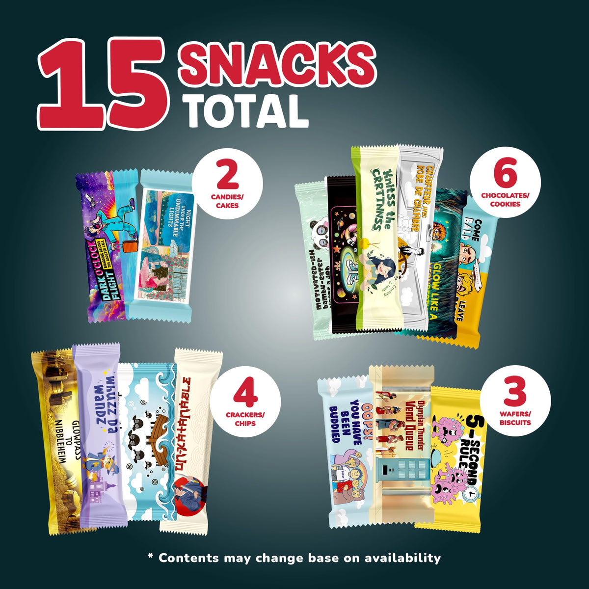 Bubsooboos Wild Snacks Midi box showcases mixed international snacks for adventurous taste exploration.
