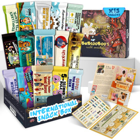 Bubsooboos Wild Snacks Midi Fairy Tale unboxing reveals global treats and playful packaging.