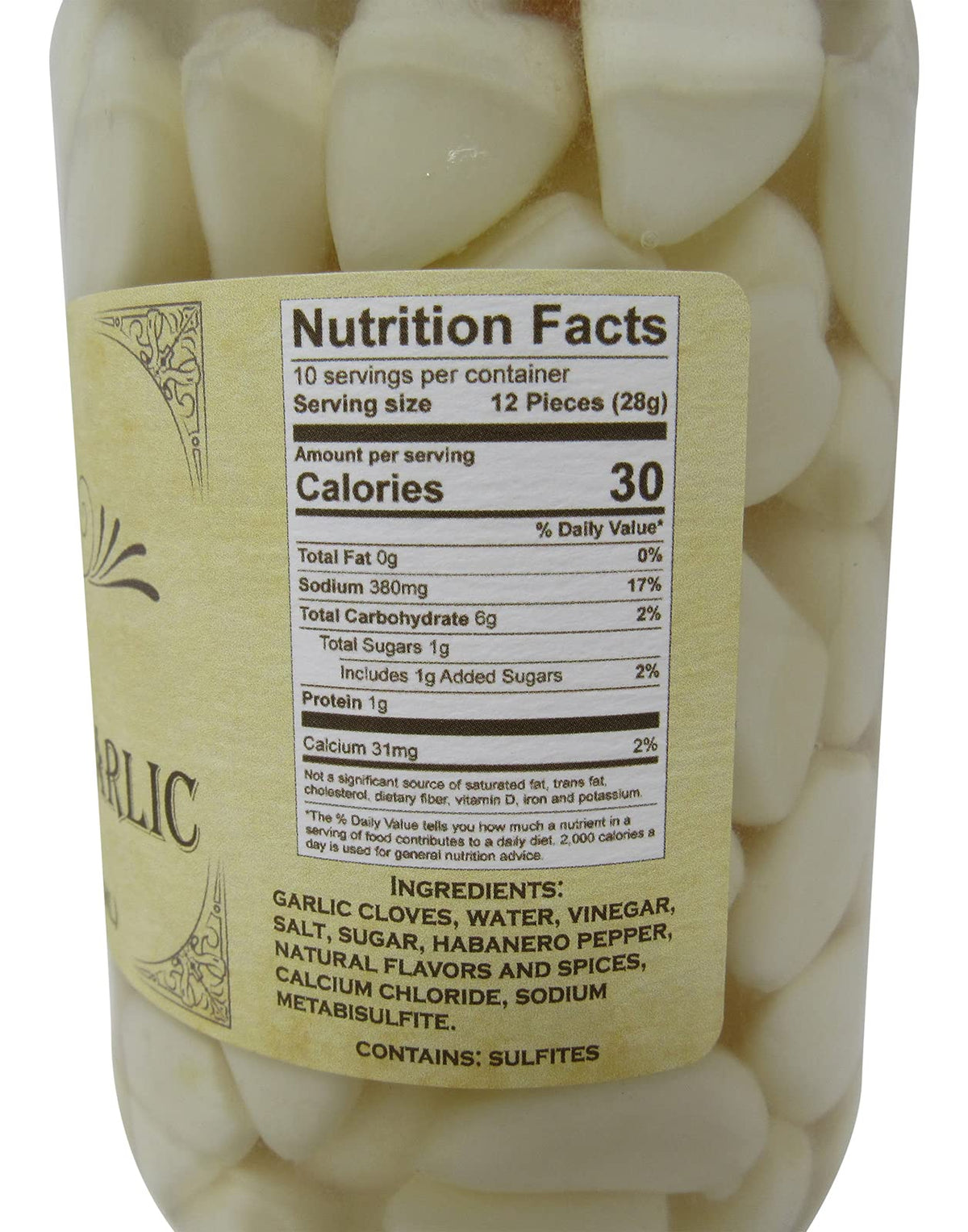 Buc-ee's Pickled Habanero Garlic on a cheese platter for a zesty topping pairing