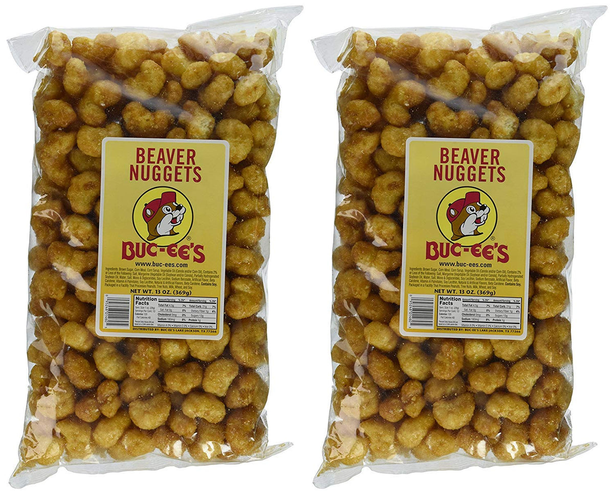 Buc-ee's Beaver Nuggets caramel-coated corn pops, ideal for road trips and sharing at gatherings