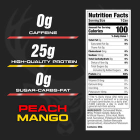 Bucked Up protein soda clear beverage glass, sparkling protein sip.