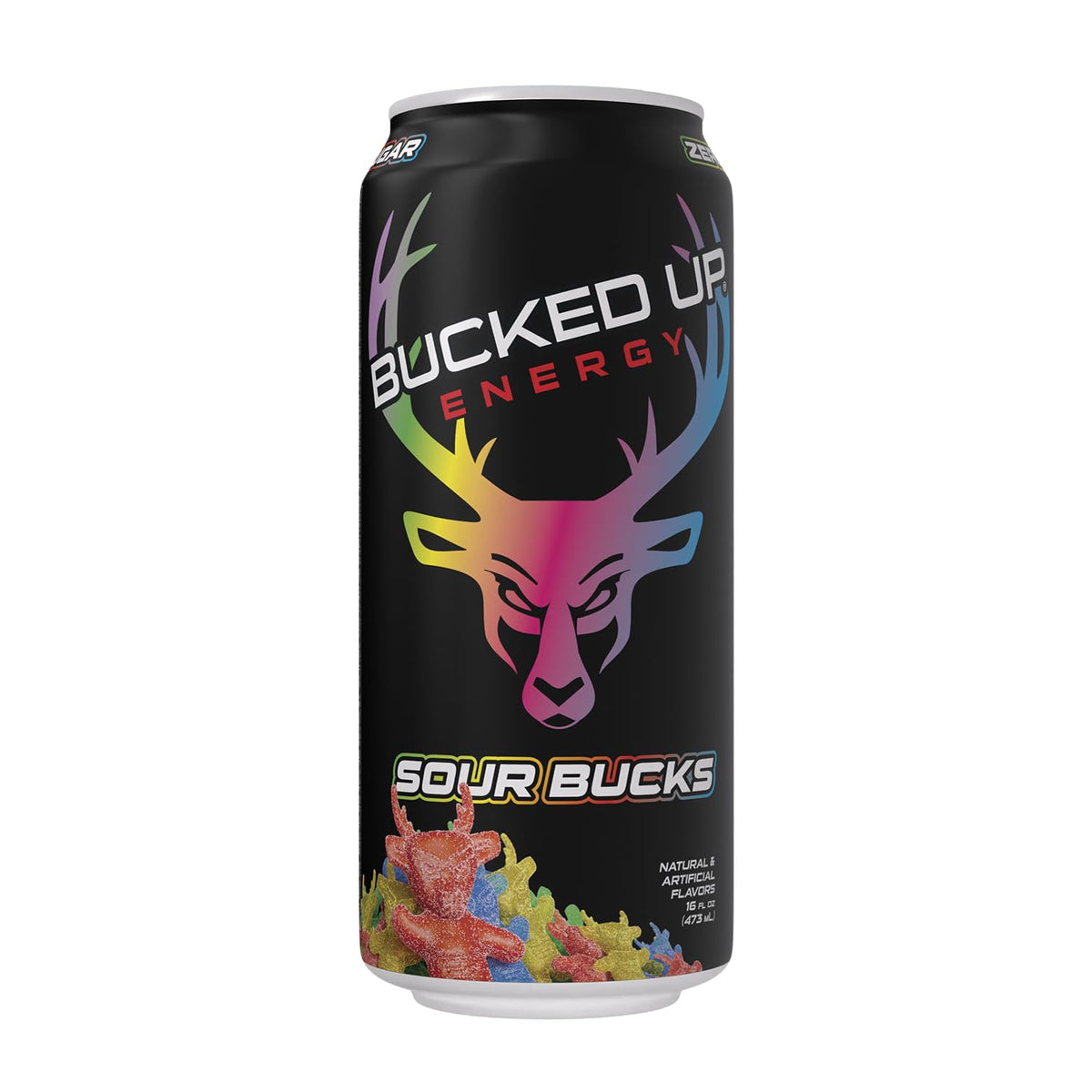 Bucked Up Sour Bucks 300mg can pour shows ready-to-drink caffeine on demand.
