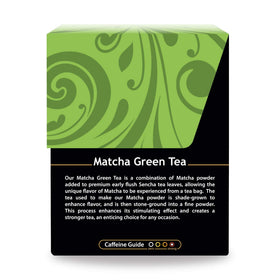 Buddha Teas matcha green tea froth invites a smooth, aromatic drinking experience