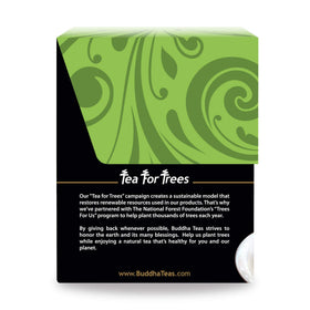 Buddha Teas organic certificate OU Kosher label on the box signals trusted quality
