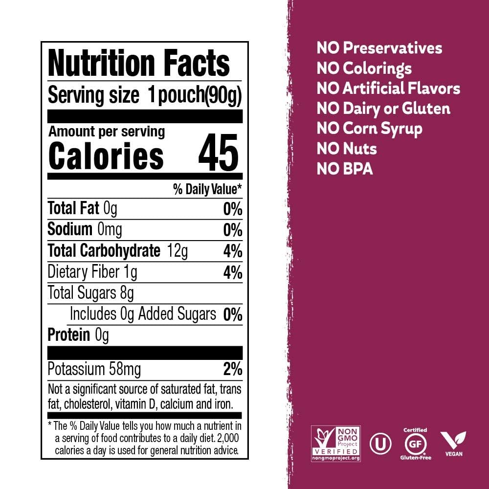 Buddy Fruits 18-pack display indicating pantry-friendly snacking option