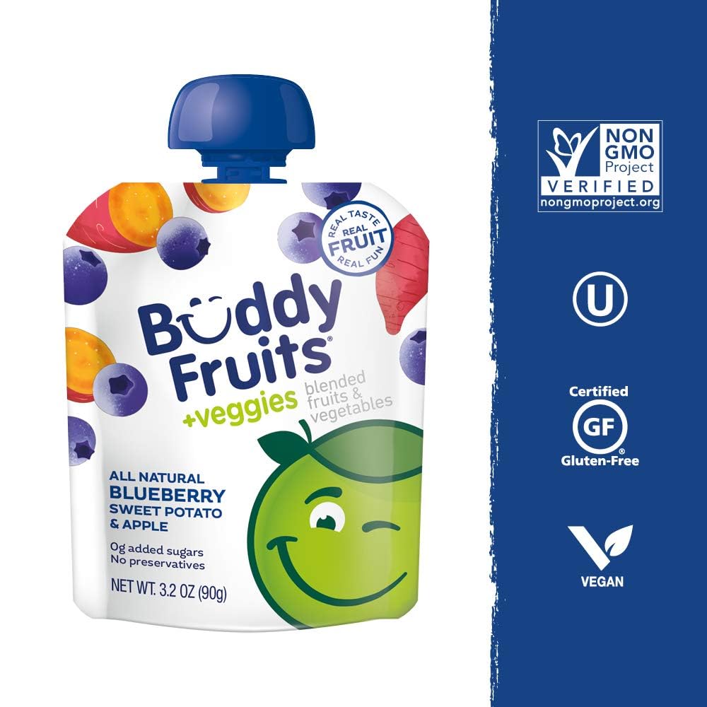 Buddy Fruits 3.2oz applesauce pouch ideal lunchbox snack