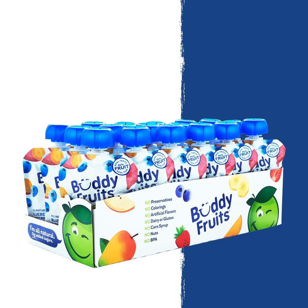 Buddy Fruits kosher-certified blueberry-sweet-potato pouch
